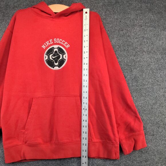Nike Women's Soccer Hoodie Sweatshirt Red Size XL Long Sleeve Embroidered Logo - Picture 13 of 15